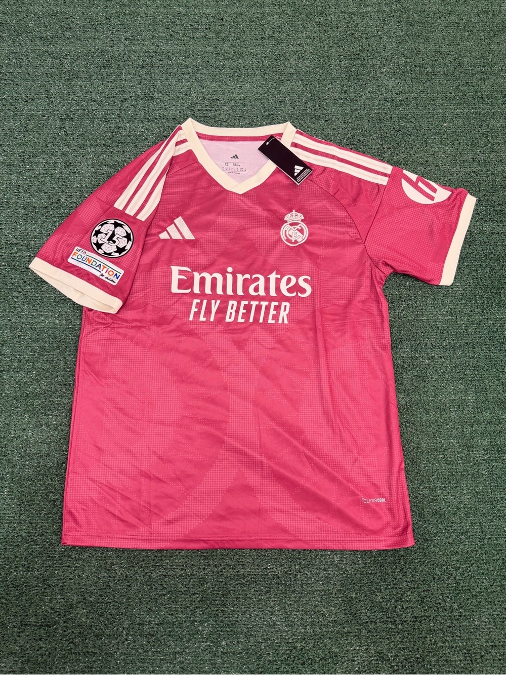 Real Madrid Jersey 2026/ 2027 Pink Away Kit Champions League
